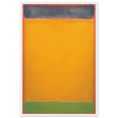 United Blue, Yellow, Green on Red - 1954 Framed Poster | Mark Rothko Framed Prints Wall Art | Rothko Prints