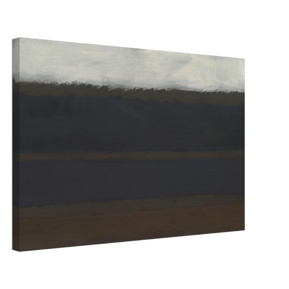 No. 14 Horizontals, White over Darks - 1961 Canvas | Mark Rothko Canvas | Rothko Prints