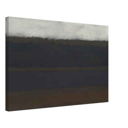 No. 14 Horizontals, White over Darks - 1961 Canvas | Mark Rothko Canvas | Rothko Prints