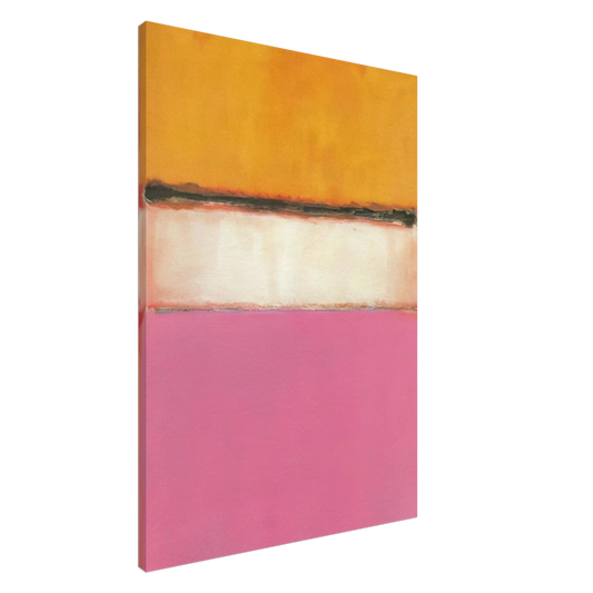 White Center Yellow, Pink and Lavender on Rose - 1950 Canvas | Mark Rothko Canvas | Rothko Prints
