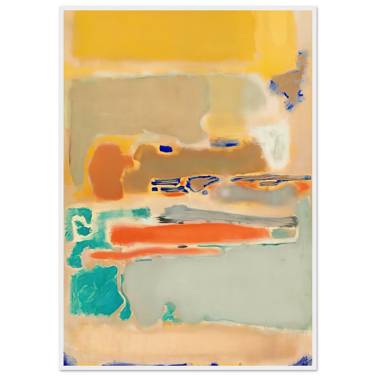 Multiform - 1948 Framed Poster | Mark Rothko Framed Prints Wall Art | Rothko Prints