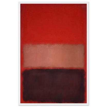 No. 46 Black, Ochre, Red Over Red - 1957 Framed Poster | Mark Rothko Framed Prints Wall Art | Rothko Prints