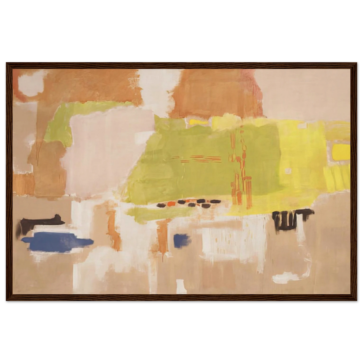 No.1 Untitled - 1948 Framed Poster | Mark Rothko Framed Prints Wall Art | Rothko Prints