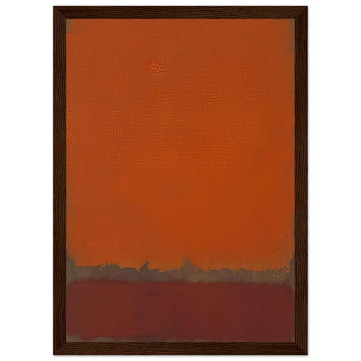 Ochre and Red on Red - 1962 Framed Poster | Mark Rothko Framed Prints Wall Art | Rothko Prints