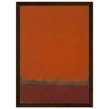 Ochre and Red on Red - 1962 Framed Poster | Mark Rothko Framed Prints Wall Art | Rothko Prints