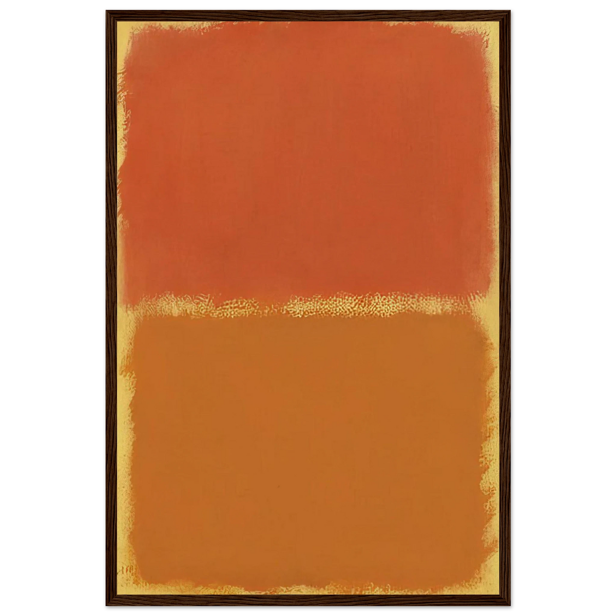 Orange, Red, Orange - 1961 Framed Poster | Mark Rothko Framed Prints Wall Art | Rothko Prints