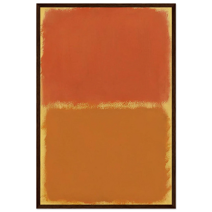 Orange, Red, Orange - 1961 Framed Poster | Mark Rothko Framed Prints Wall Art | Rothko Prints