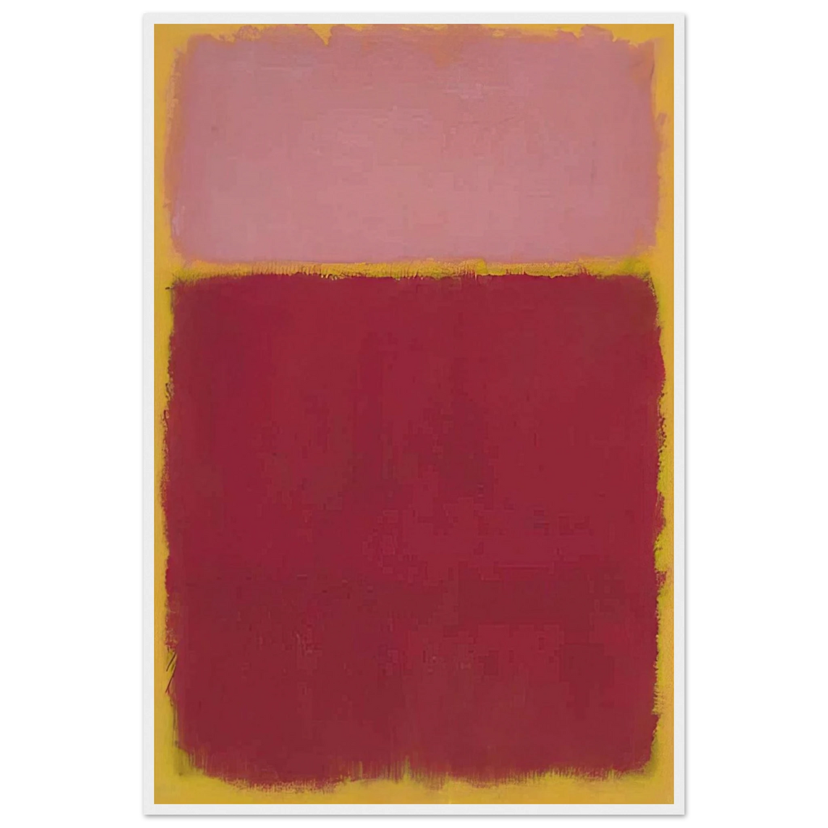 Untitled No. 17 - 1961 Framed Poster | Mark Rothko Framed Prints Wall Art | Rothko Prints