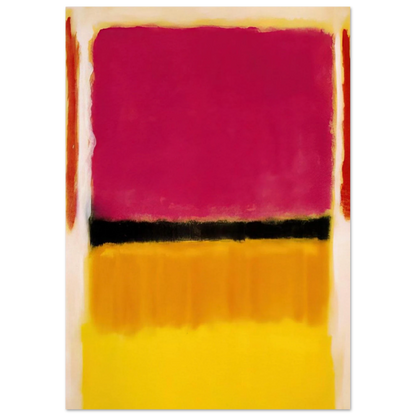 Violet, Black, Orange, Yellow on White and Red - 1949 Poster | Mark Rothko Poster | Rothko Prints