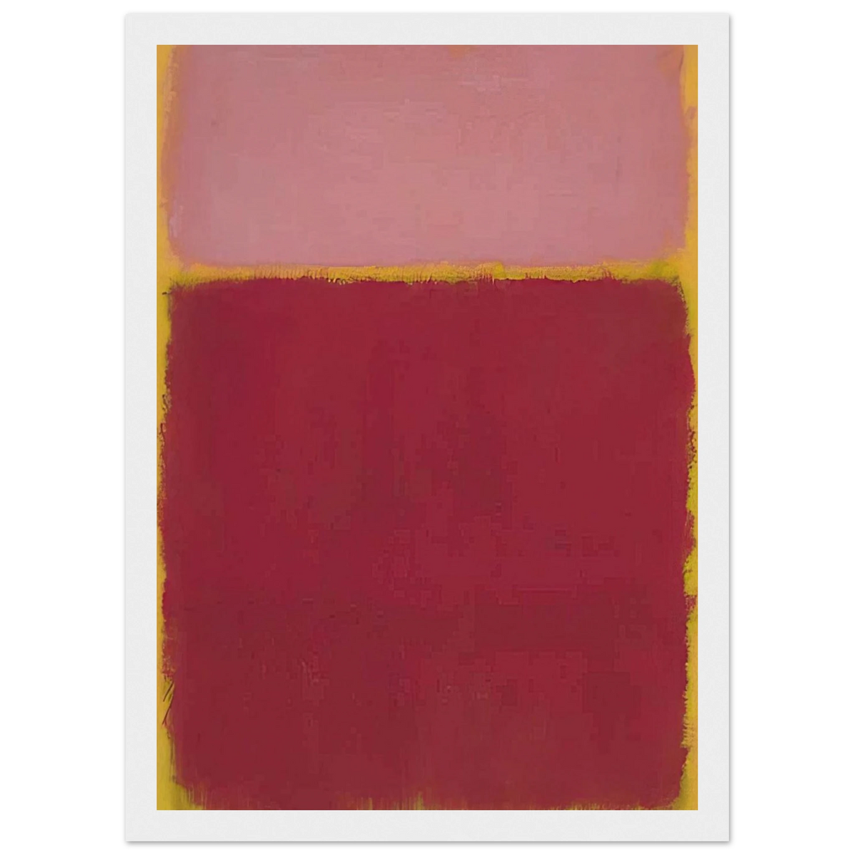 Untitled No. 17 - 1961 Framed Poster | Mark Rothko Framed Prints Wall Art | Rothko Prints