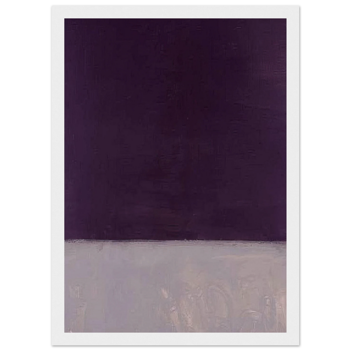 Untitled Black and Gray - 1970 Framed Poster | Mark Rothko Framed Prints Wall Art | Rothko Prints