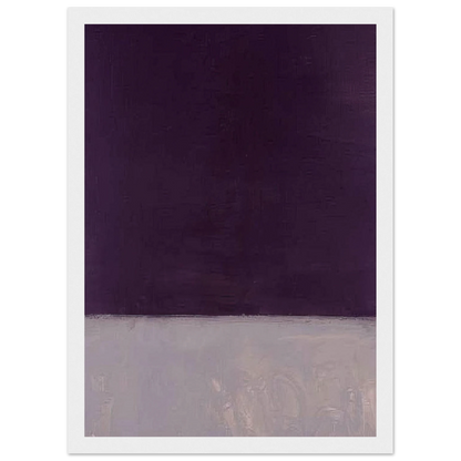 Untitled Black and Gray - 1970 Framed Poster | Mark Rothko Framed Prints Wall Art | Rothko Prints