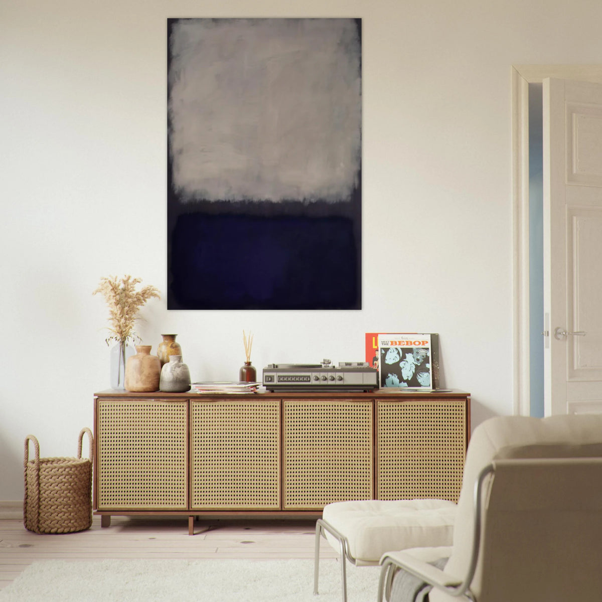 Blue and gray - 1962 Poster | Mark Rothko Poster | Rothko Prints