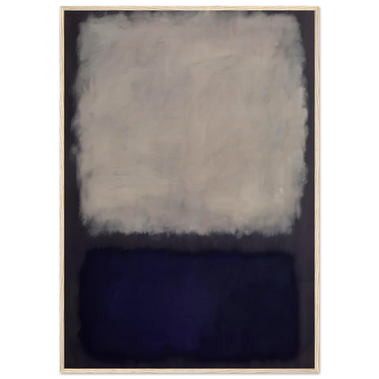 Blue and gray - 1962 Framed Poster | Mark Rothko Framed Prints Wall Art | Rothko Prints