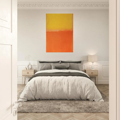 Orange and Yellow - 1956 Canvas | Mark Rothko Canvas | Rothko Prints