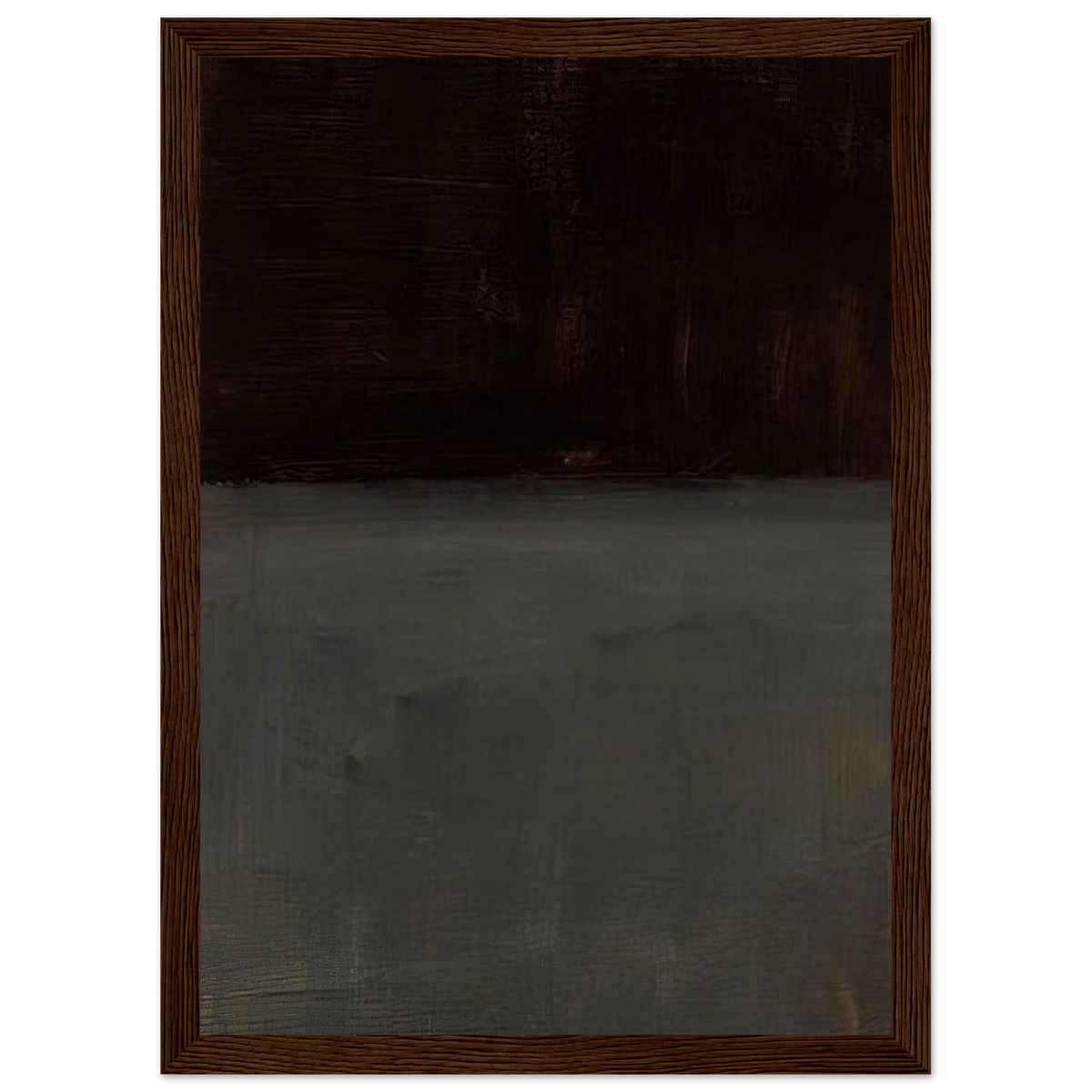 Untitled brown and gray - 1969 Framed Poster | Mark Rothko Framed Prints Wall Art | Rothko Prints