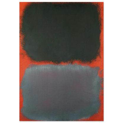 Untitled Gray, Gray on Red - 1968 Poster | Mark Rothko Poster | Rothko Prints