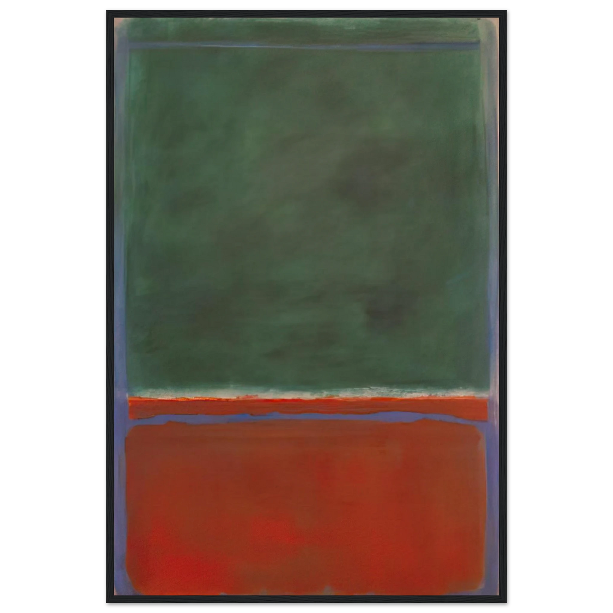 Green and Maroon - 1953 Framed Poster | Mark Rothko Framed Prints Wall Art | Rothko Prints