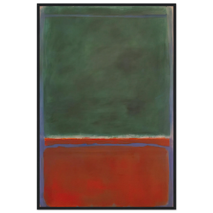 Green and Maroon - 1953 Framed Poster | Mark Rothko Framed Prints Wall Art | Rothko Prints