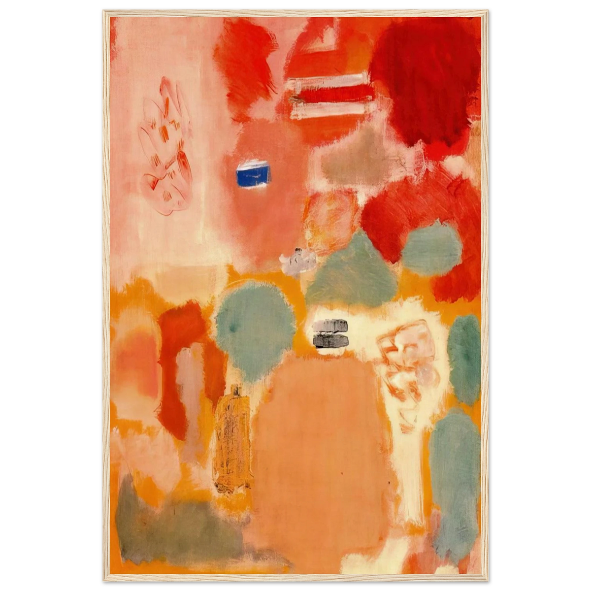 No. 21 - 1949 Framed Poster | Mark Rothko Framed Prints Wall Art | Rothko Prints