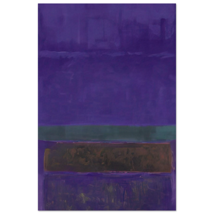 Untitled [Blue, Green, and Brown] - 1952 Poster | Mark Rothko Poster | Rothko Prints