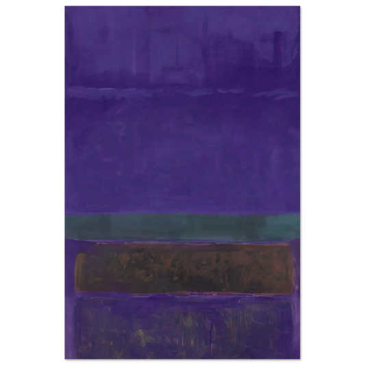 Untitled [Blue, Green, and Brown] - 1952 Poster | Mark Rothko Poster | Rothko Prints