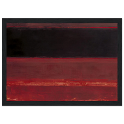 Four Darks in Red - 1958 Framed Poster | Mark Rothko Framed Prints Wall Art | Rothko Prints