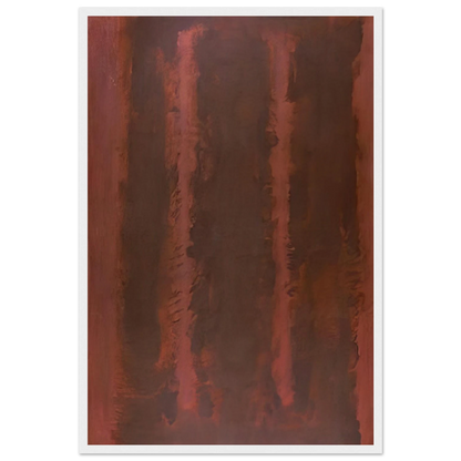 Black on Maroon - 1958 Framed Poster | Mark Rothko Framed Prints Wall Art | Rothko Prints