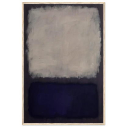 Blue and gray - 1962 Framed Poster | Mark Rothko Framed Prints Wall Art | Rothko Prints