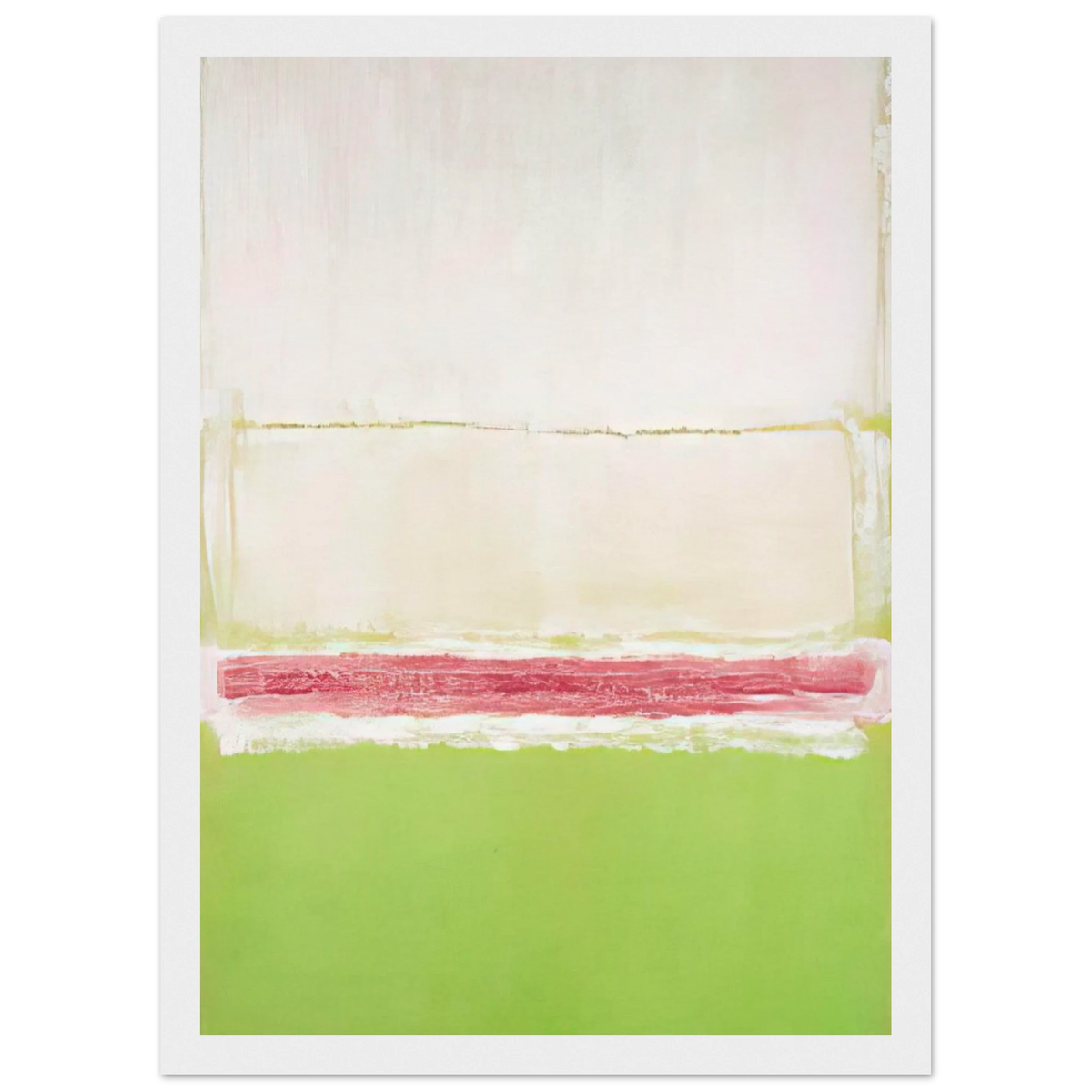 No. 2 No. 7 and No. 2 - 1951 Framed Poster | Mark Rothko Framed Prints Wall Art | Rothko Prints