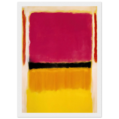 Violet, Black, Orange, Yellow on White and Red - 1949 Framed Poster | Mark Rothko Framed Prints Wall Art | Rothko Prints