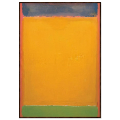 United Blue, Yellow, Green on Red - 1954 Framed Poster | Mark Rothko Framed Prints Wall Art | Rothko Prints