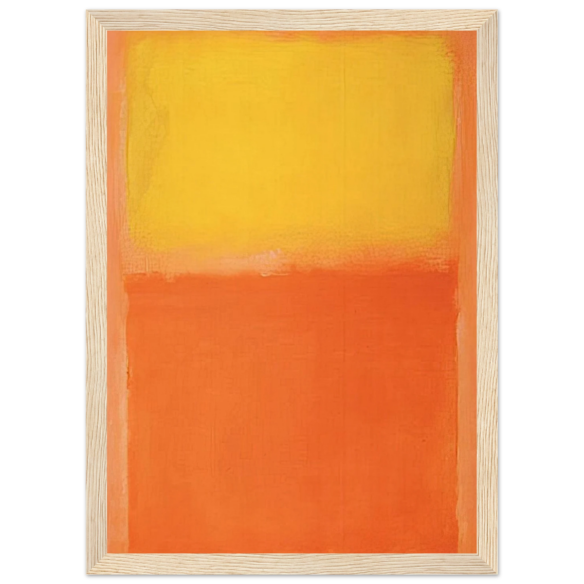 Orange and Yellow - 1956 Framed Poster | Mark Rothko Framed Prints Wall Art | Rothko Prints