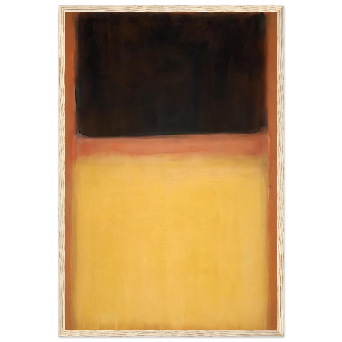 No.9 Dark over Light Earth - 1954 Framed Poster | Mark Rothko Framed Prints Wall Art | Rothko Prints