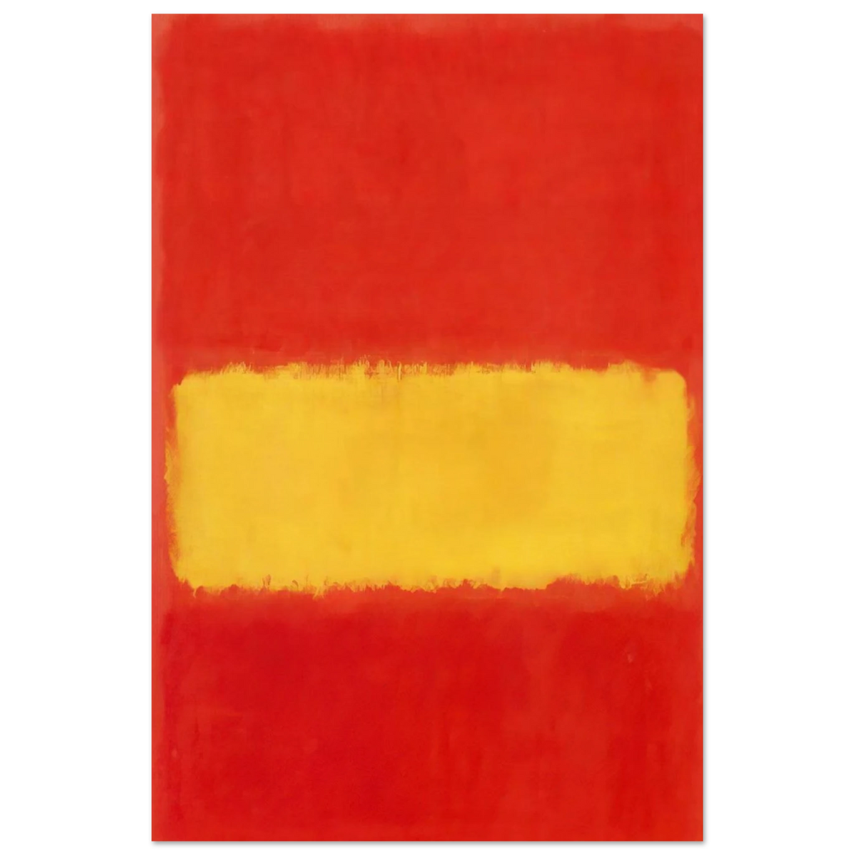 Yellow band - 1956 Poster | Mark Rothko Poster | Rothko Prints