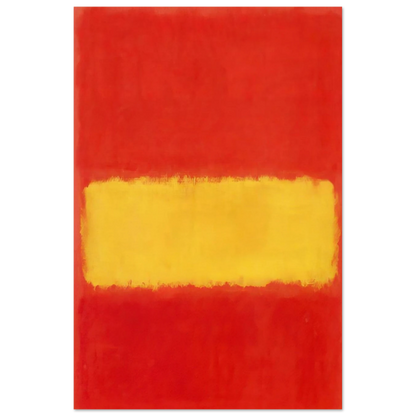 Yellow band - 1956 Poster | Mark Rothko Poster | Rothko Prints