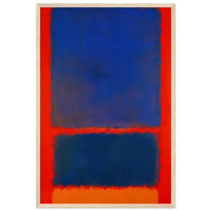 Blue, Orange, Red - 1961 Framed Poster | Mark Rothko Framed Prints Wall Art | Rothko Prints
