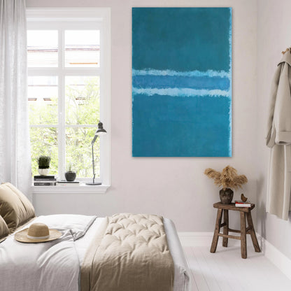 Untitled Blue Divided by Blue - 1966 Poster | Mark Rothko Poster | Rothko Prints