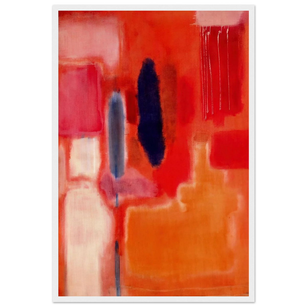 No. 9 - 1948 Framed Poster | Mark Rothko Framed Prints Wall Art | Rothko Prints
