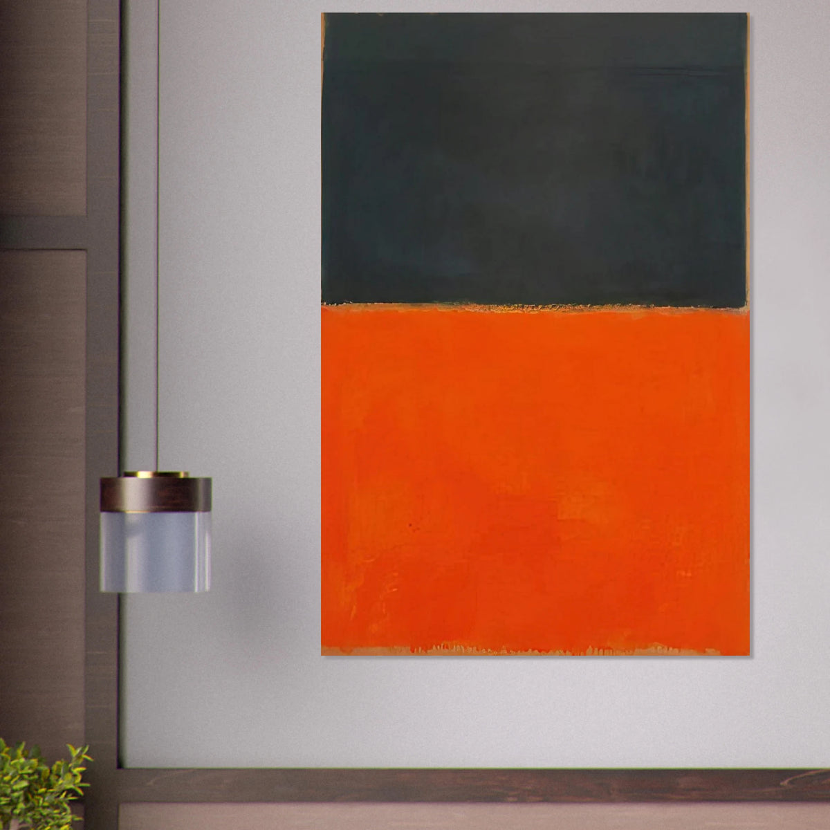 Green and Tangerine on Red - 1956 Poster | Mark Rothko Poster | Rothko Prints