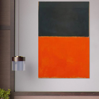 Green and Tangerine on Red - 1956 Poster | Mark Rothko Poster | Rothko Prints