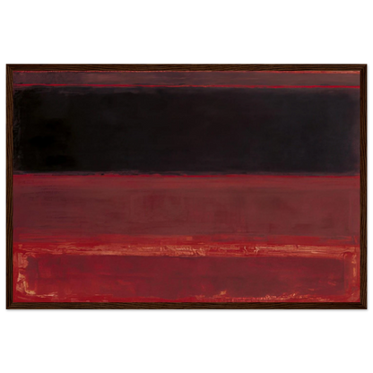 Four Darks in Red - 1958 Framed Poster | Mark Rothko Framed Prints Wall Art | Rothko Prints
