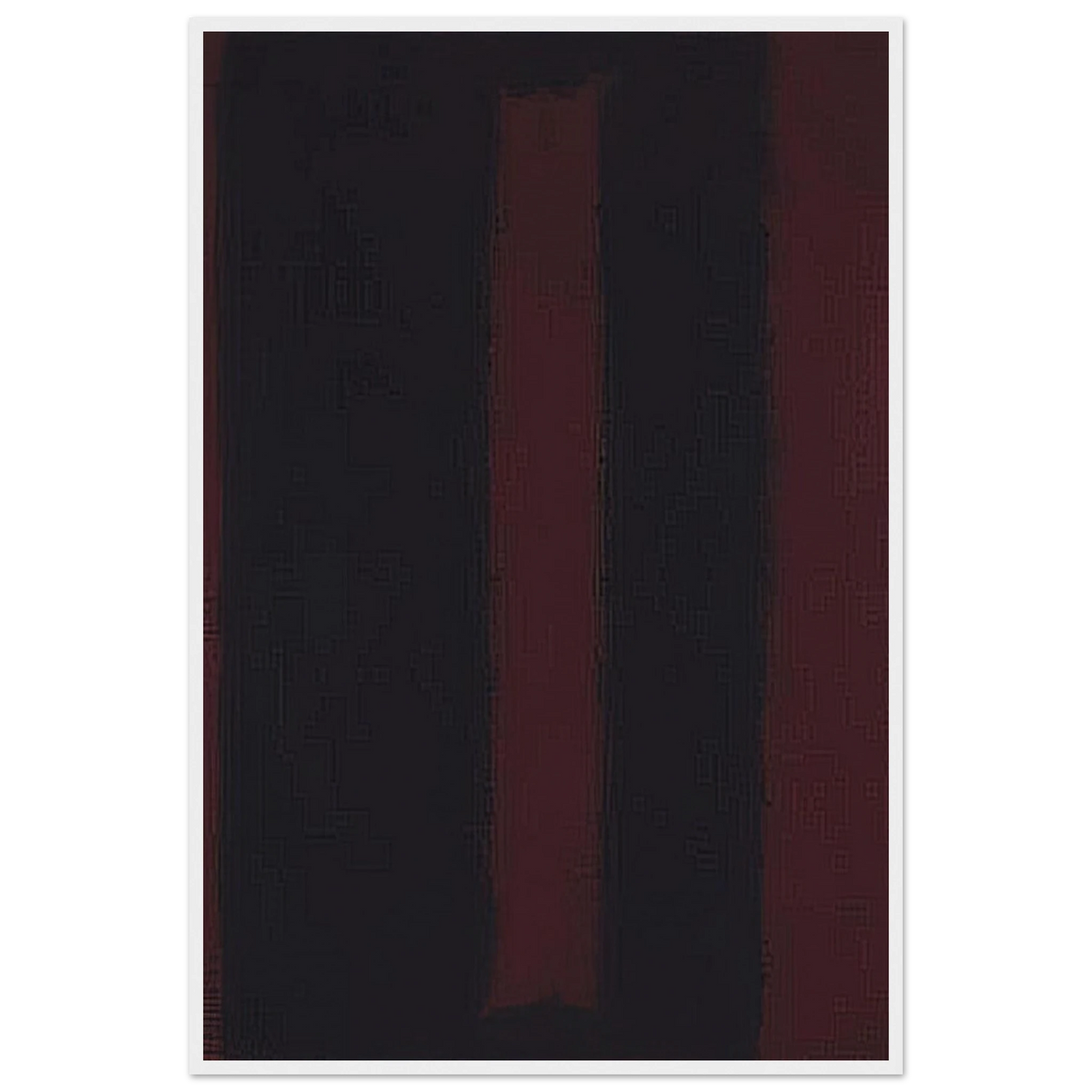 Black on Maroon - 1959 Framed Poster | Mark Rothko Framed Prints Wall Art | Rothko Prints