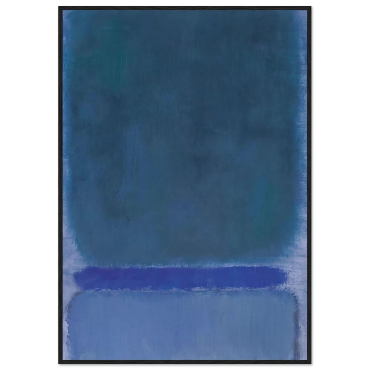Untitled Green on Blue - 1968 Framed Poster | Mark Rothko Framed Prints Wall Art | Rothko Prints