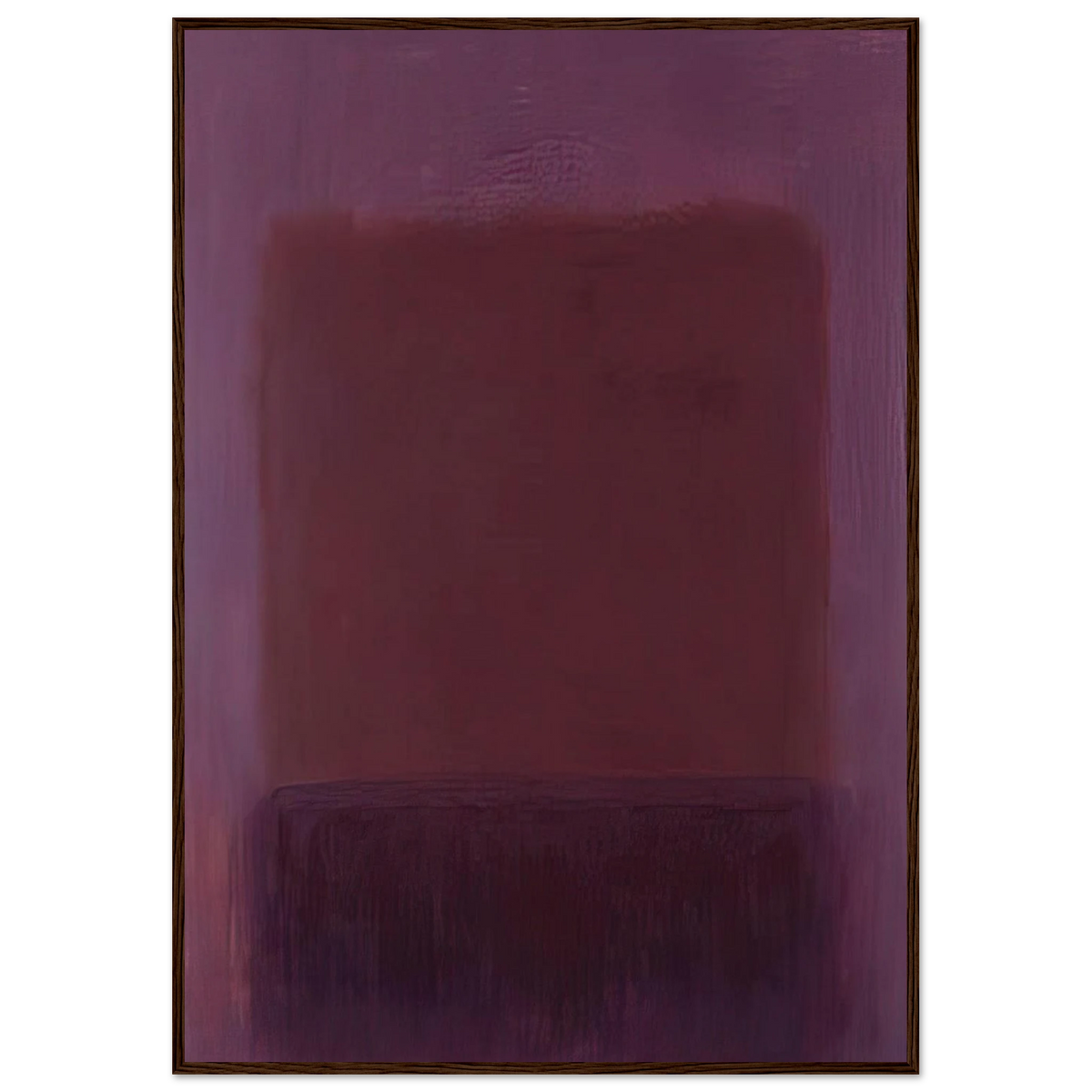 Purple Brown - 1957 Framed Poster | Mark Rothko Framed Prints Wall Art | Rothko Prints