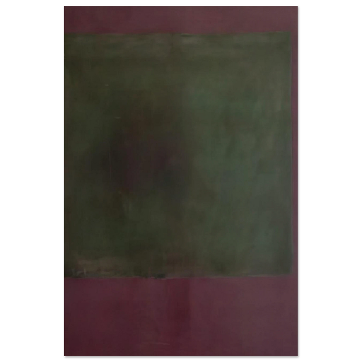 Untitled Green on Maroon - 1961 Poster | Mark Rothko Poster | Rothko Prints