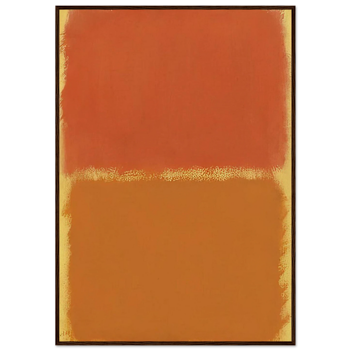 Orange, Red, Orange - 1961 Framed Poster | Mark Rothko Framed Prints Wall Art | Rothko Prints