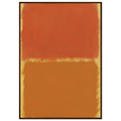 Orange, Red, Orange - 1961 Framed Poster | Mark Rothko Framed Prints Wall Art | Rothko Prints