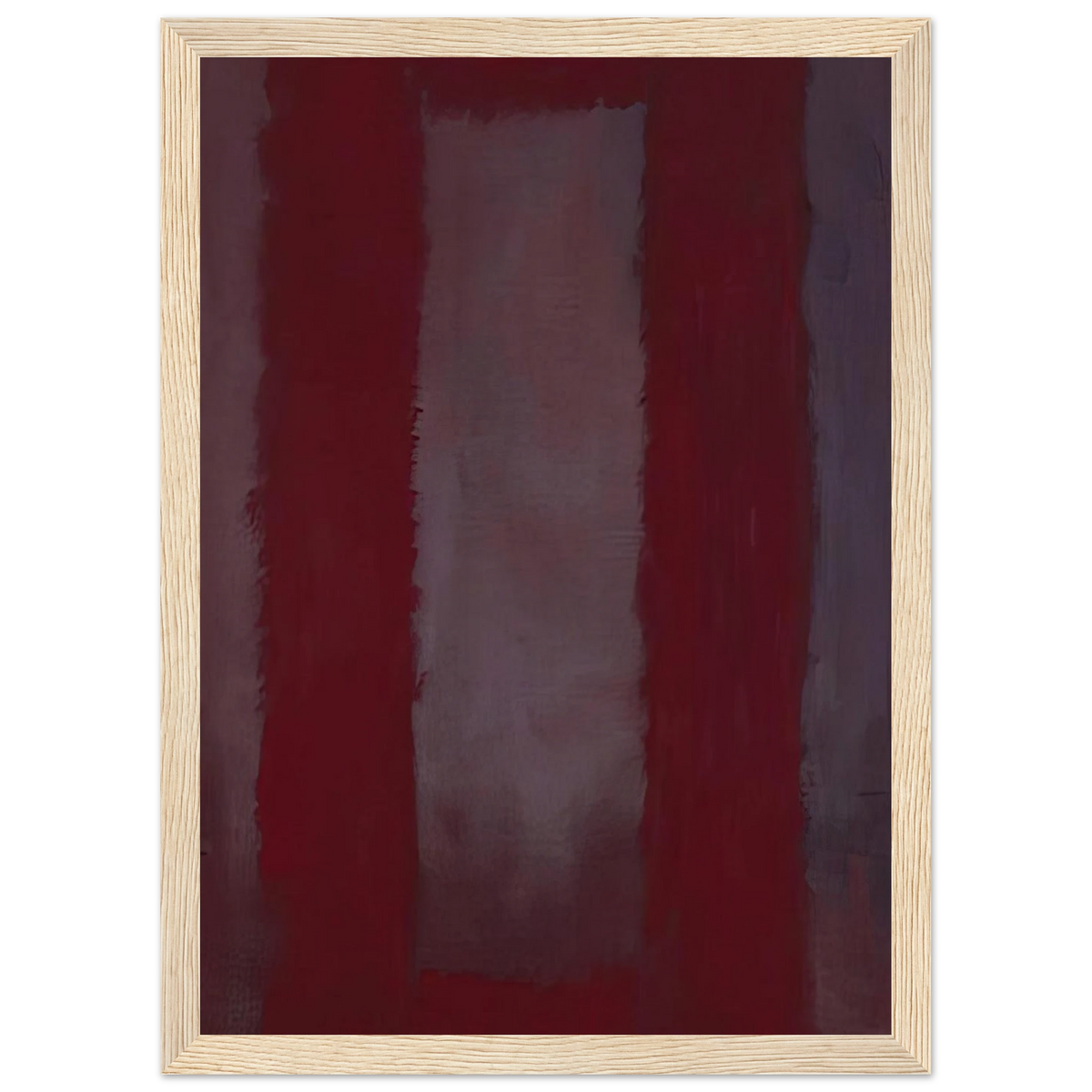 Red on Maroon - 1959 Framed Poster | Mark Rothko Framed Prints Wall Art | Rothko Prints