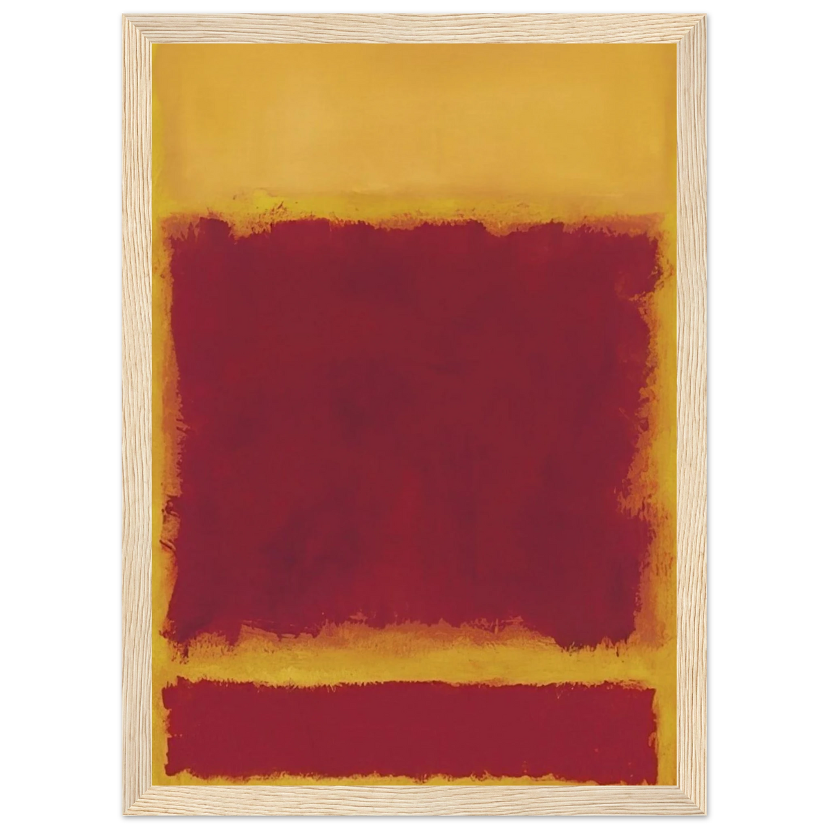 Composition - 1958 Framed Poster | Mark Rothko Framed Prints Wall Art | Rothko Prints